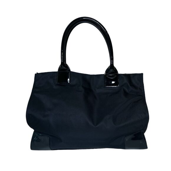 TORY BURCH Black Nylon Ella Tote New - Picture 3 of 13